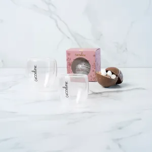 Tazas 240 ml + bomba de chocolate