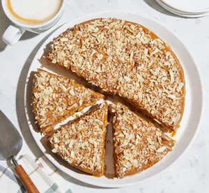 Torta blondie con pecanas