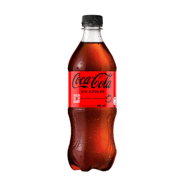 Coca zero 591cc
