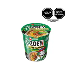 Sopa Instantánea Nongshim Hamburguer (Zoey) Vaso x 68 g