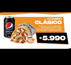 Combo Burrito Clasico