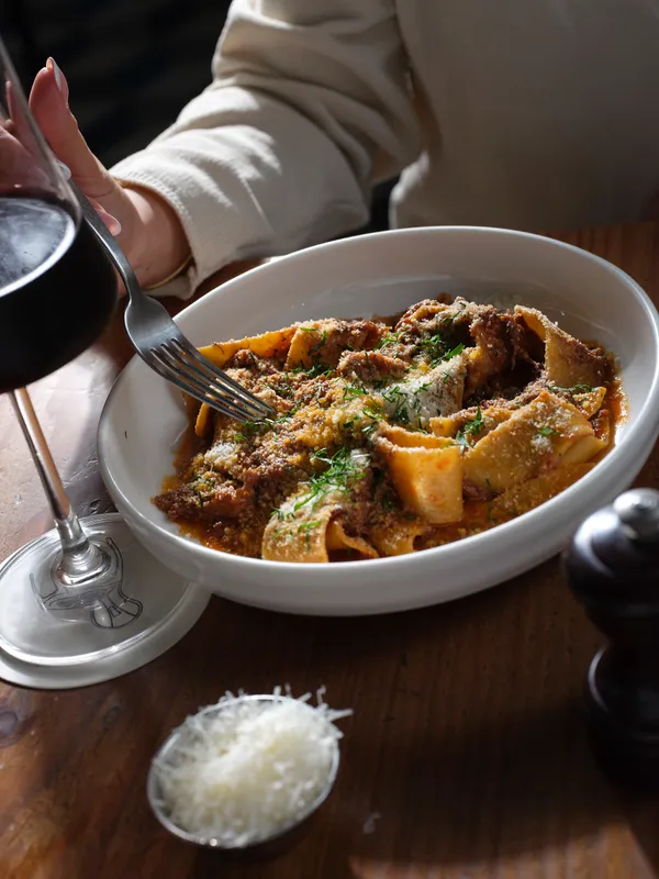 Pappardelle con Ragu de Osobuco