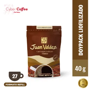 Café Liofilizado Tradicional Formato Doypack 40 g