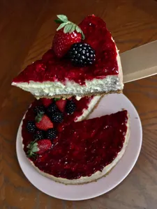 Rebanada Amor de frutos rojos