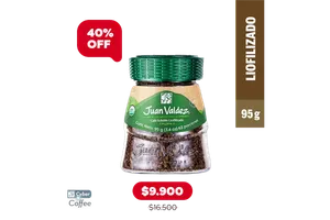 Café Liofilizado Organico 95 g