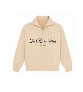 Polerón Beige La Birra Bar "EST 2001" XL