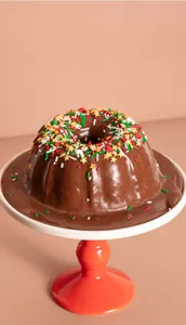 Volcano Cake Mediano Christmas Edition Relleno de Arequipe