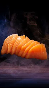 Sashimi 7 cortes Salmón.