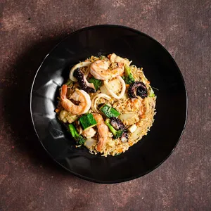 Arroz Frito de Mariscos