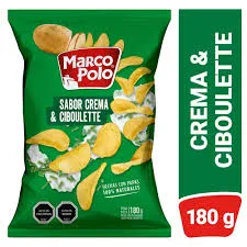 Papas Crema Ciboulette 180grs