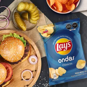 Papas Lay's Ondas Sal x 130 g