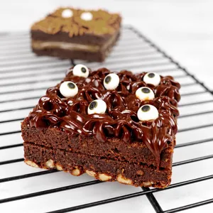 brownie con fudge