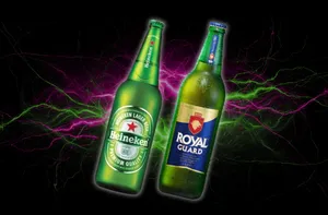 Promo 2x Botella 1lt Heineken/Royal