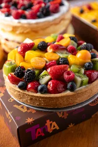 Tarta de frutos de estación