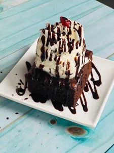 Brownie helado