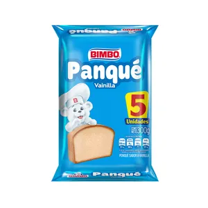 5 PANQUE CASERO BIMBO VAINILLA X 300 GRS