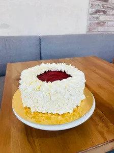 Tarte merengue manjar frambuesa