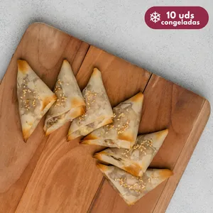 SUK EMPANADAS MASA FILO MECHADA QUESO 10 UND