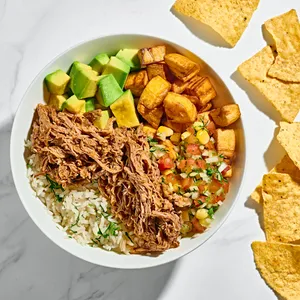 Ropa vieja con nachos