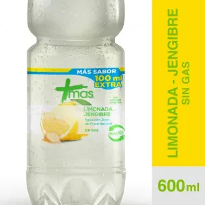 AGUA MAS LIMONADA JENGIBRE 600ml