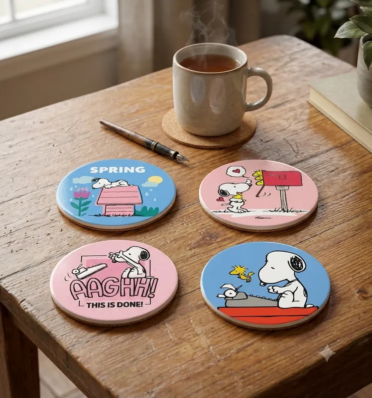POSAVASOS SNOOPY 2 POSAVASOS SNOOPY 2