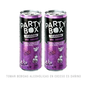Pack (2 Rtd Party Box Uva Danger Lata X 355 Ml)