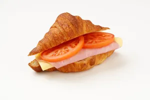 Croissant Jamón, Queso y Tomate