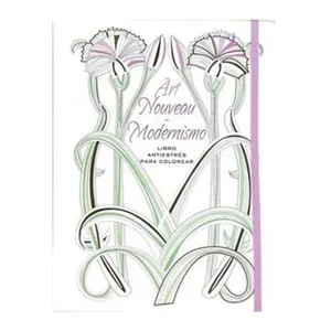 Art Nouveau Modernismo Libro antiestrés para colorear