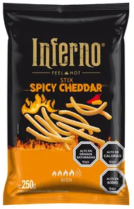Inferno Ramitas Spicy Cheddar 250 g