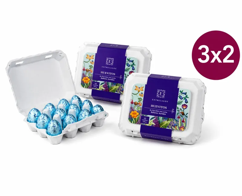 P939 - 3x2 Huevera Gianduiotto Almendra Sin Azúcar 150 gr.