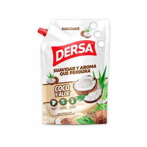 SUAVIZANTE DERSA COCO Y ALOE 800ML DOYPACK