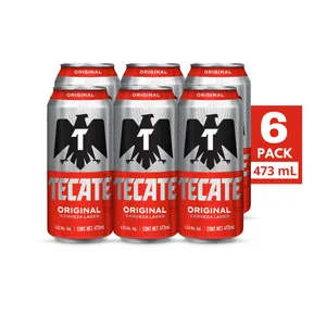 Tecate Cerveza Original Latón Six Pack 473 ml