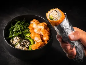 Combo gohan + handroll