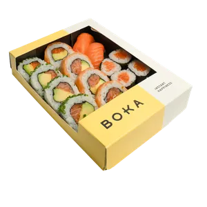 Pretty Salmon Box - Mediana 14 pz
