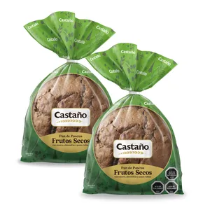 2X Pan de Pascua Castaño Frutos Secos 700g
