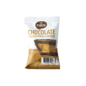Chocolate La Purita Relleno De Mani X 14 Gr