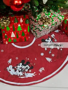 FALDA- PISO NAVIDEÑO MICKEY MEDIANO