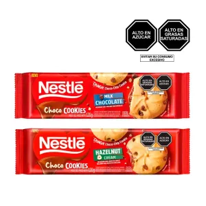 Pack (1 Galleta Nestlé Cococookies Avellanas 120 gr + 1 Galleta Nestlé Cococookies Chocolate 120 gr)