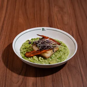 Merluza Austral y Risotto