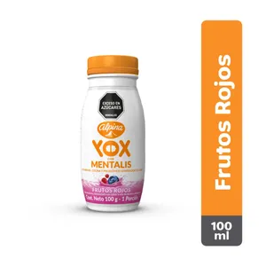 Alimento lacteo yox mentalis alpina frutos rojos x 100 grs