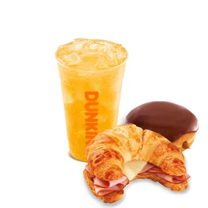 Sparkling Refresher M + Sándwich + Donut