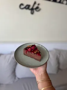 Porción Cheesecake Nutella Frambuesa