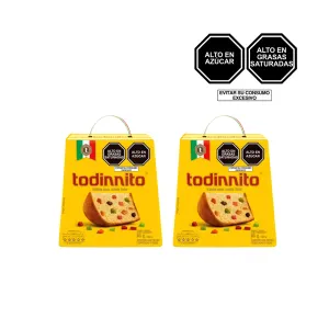 Pack (2 Panetoncito Todinnito Caja x 85 g)