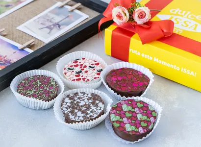 Caja de Alfajores de Corazones!