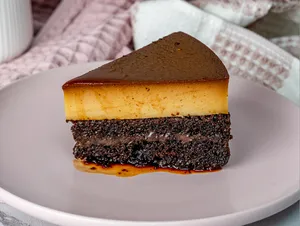 Torta Choco Leche Asada Porción