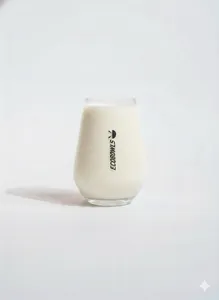 Vaso bebida de almendras