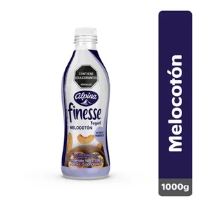 Yogurt finesse alpina melocoton x 1000 grs botella Yogurt finesse alpina melocoton x 1000 grs botella
