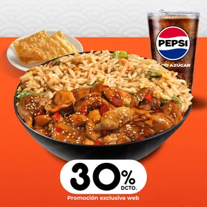 Wok Combo Pollo Teriyaki 30%