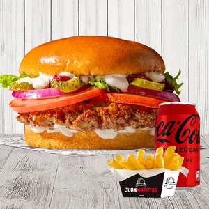 Combo Smashter Burger Clásica