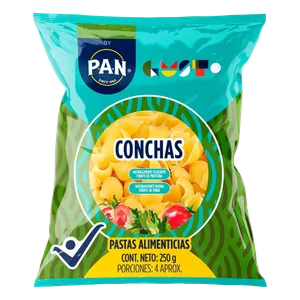 PASTAS P.A.N CONCHAS 250G